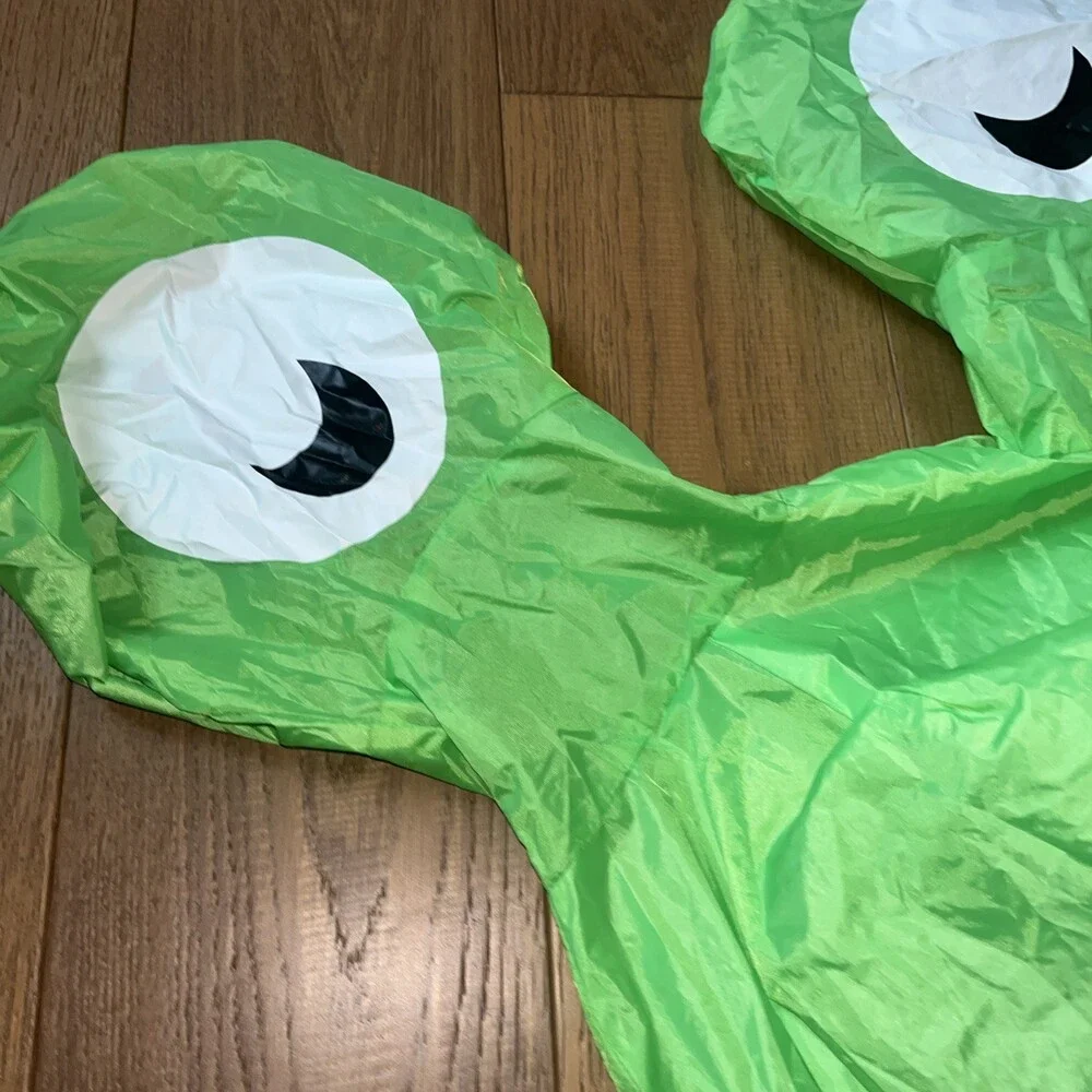 Green Alien Inflatable Blow Up Costume Kid size 48